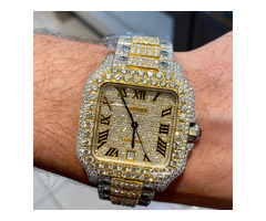 Novo relógio Rolex em ouro e prata