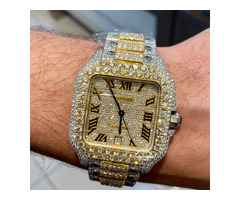 Novo relógio Rolex em ouro e prata