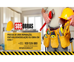 SOS Obras, pinturas, remodelações, canalizadores em Aveiro