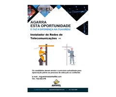 Instalador de Redes de Telecomunicações (m/f) - Macedo de Cavaleiros