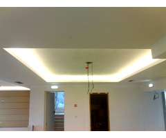 Tetos falsos, Divisórias em pladur, Pintura